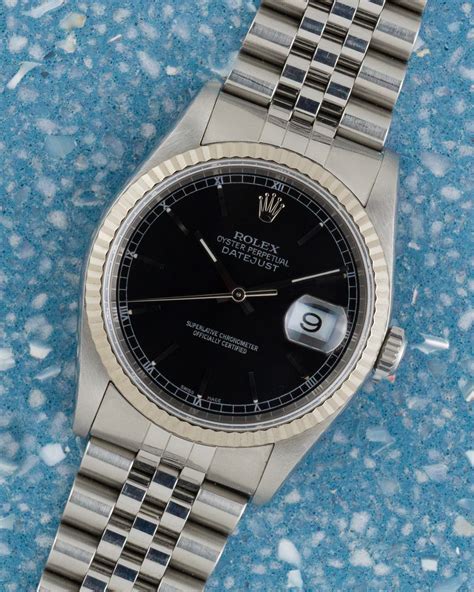 rolex datejust 16234 nero con scatola|rolex yachtmaster 16234.